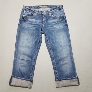 Big Star Low Rise Crop W/Flap Pockets Sz 29